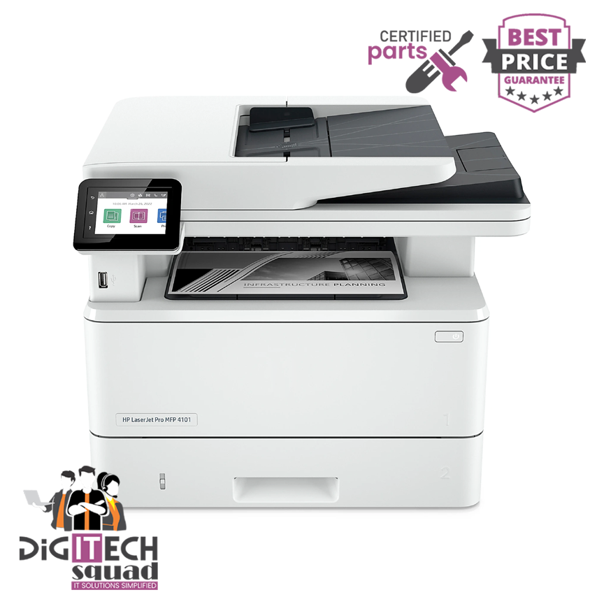 Refurbished LaserJet Pro MFP 4101fdw Laser All-in-One Monochrome Printer