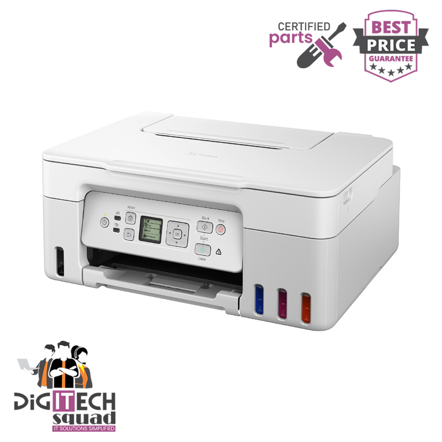 Refurbished PIXMA? G3270 MegaTank Wireless Inkjet All-In-One Color Printer, White