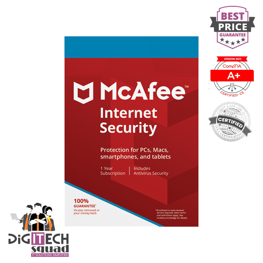 McAfee Internet Security - 1-Year / 1-Device