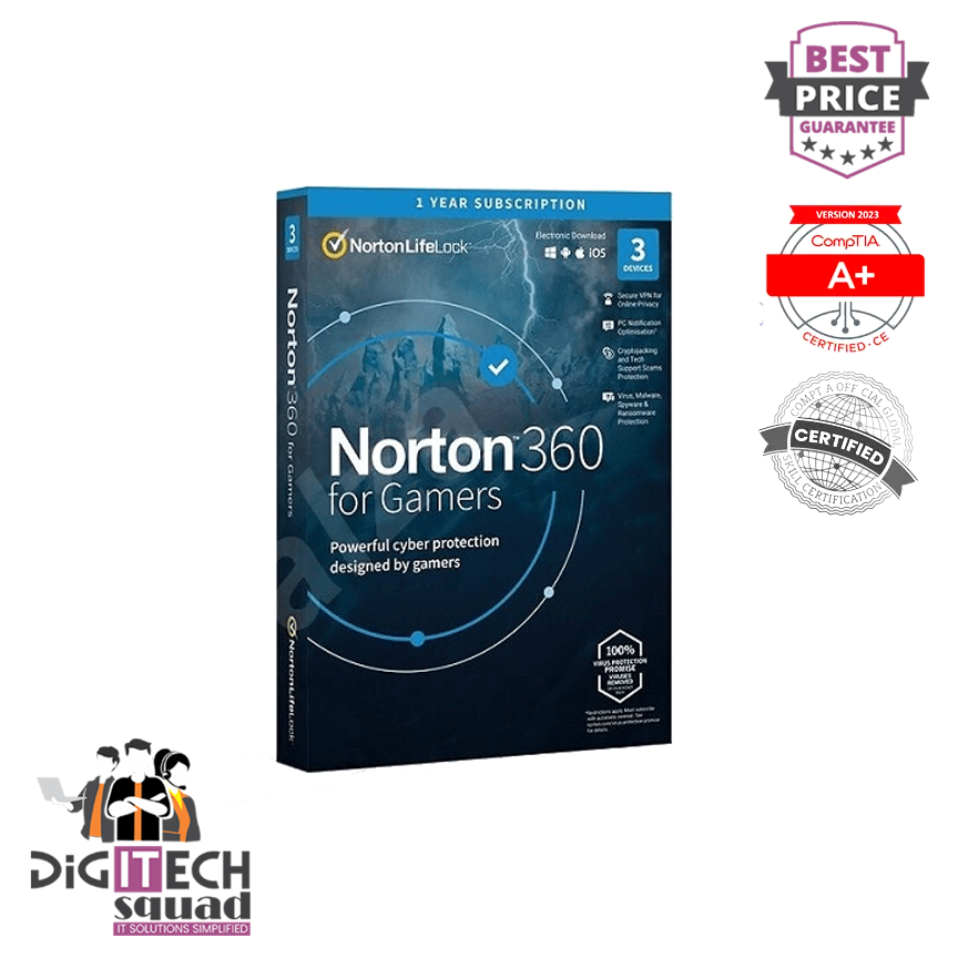 Norton 360 for Gamers - 1-Year / 3-Devices - Global